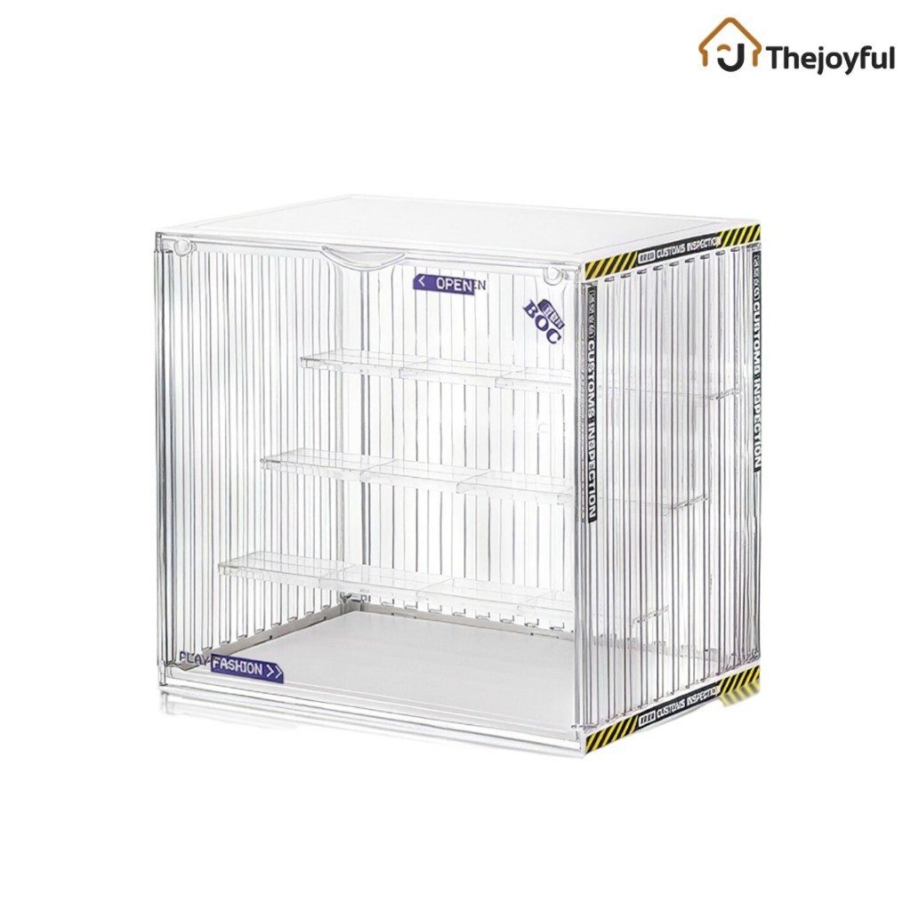 กล่องเก็บโมเดล Model box กล่องโชว์โมเดล กล่องอะคริลิคเก็บโมเดล ฝาครอบใส กันฝุ่นได้ดี Thejoyful