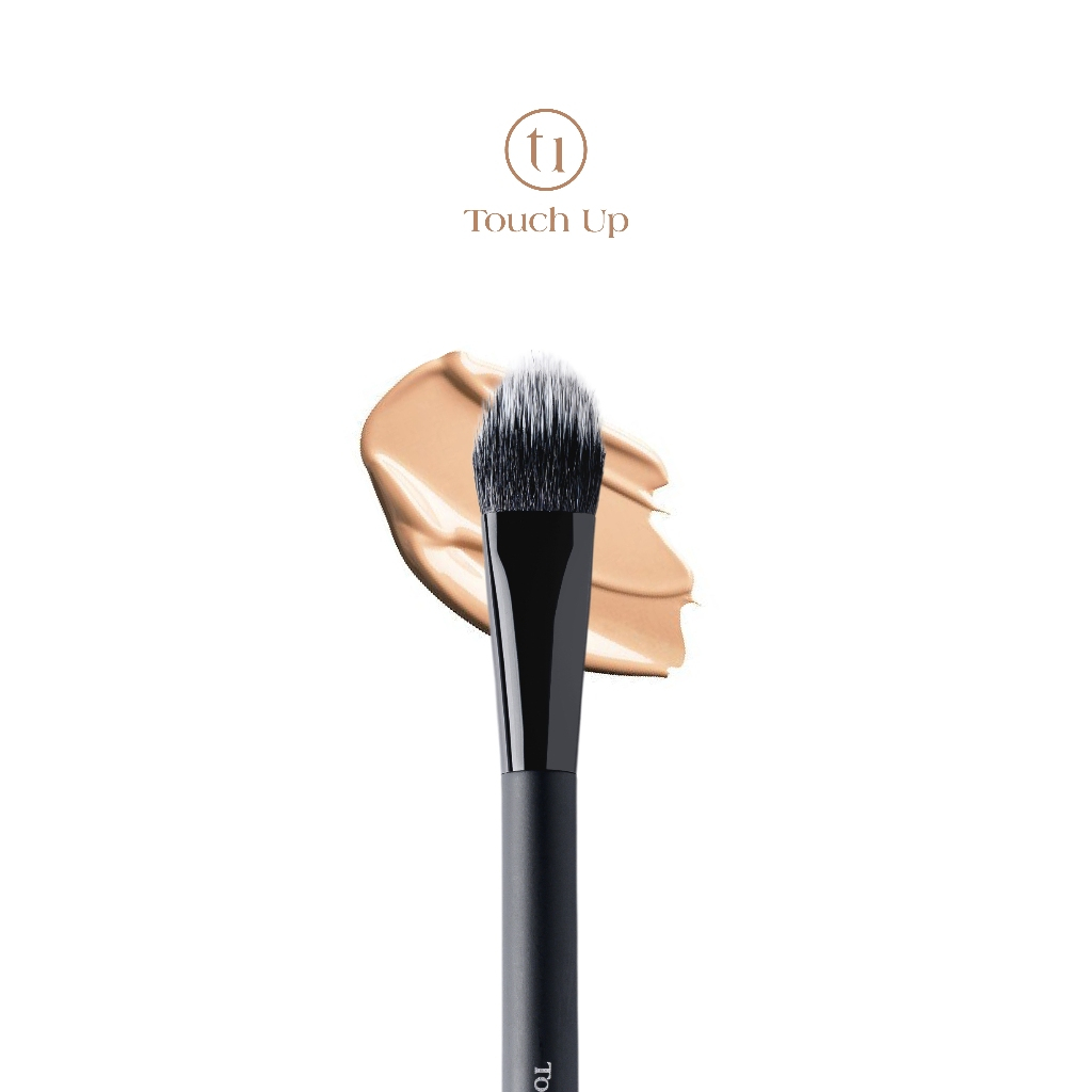(( ขนสังเคราะห์ )) แปรงลงรองพื้นให้ลุคบางเบา Touch Up เบอร์ 414 (Smoothing Foundation Brush)ไม่มีกล่องแพคเกจจิ้ง