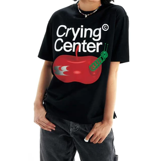 CryingCenter เสื้อยืดคอกลม Apple Killer T-Shirt