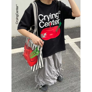 CryingCenter เสื้อยืดคอกลม Apple Killer T-Shirt