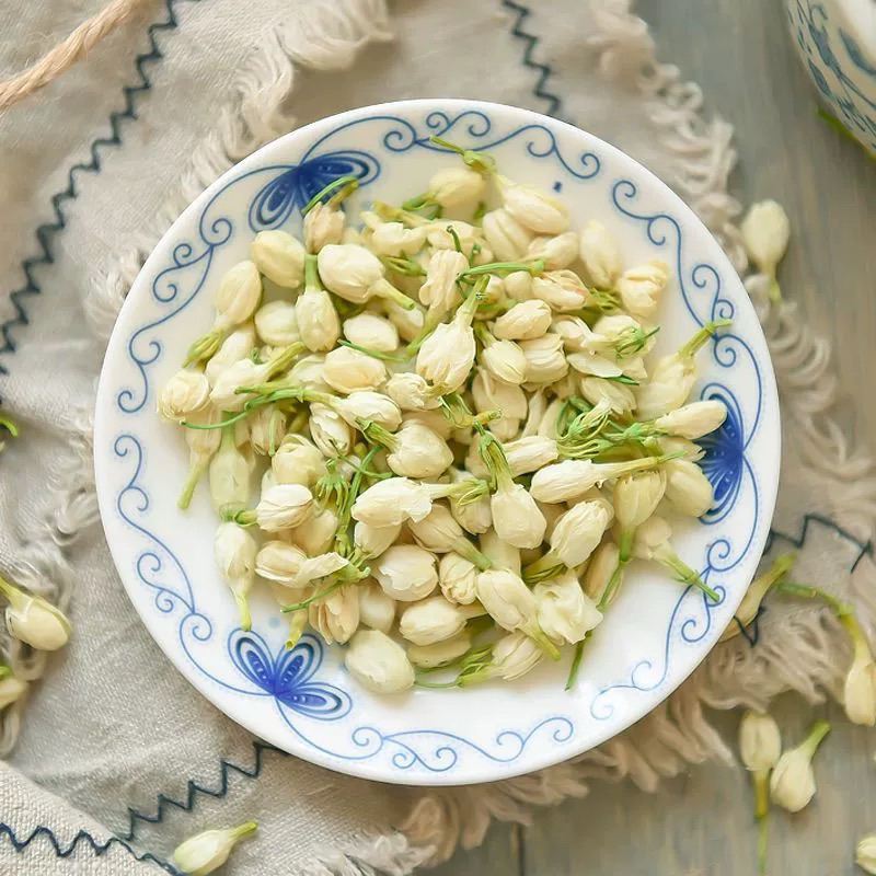 จัสมิน ชามะลิ ชาหอม แห้ง รสชาติธรรมชาติ รสชาติสดใหม่茉莉花 50กรัม-200กรัม jasmine flower tea