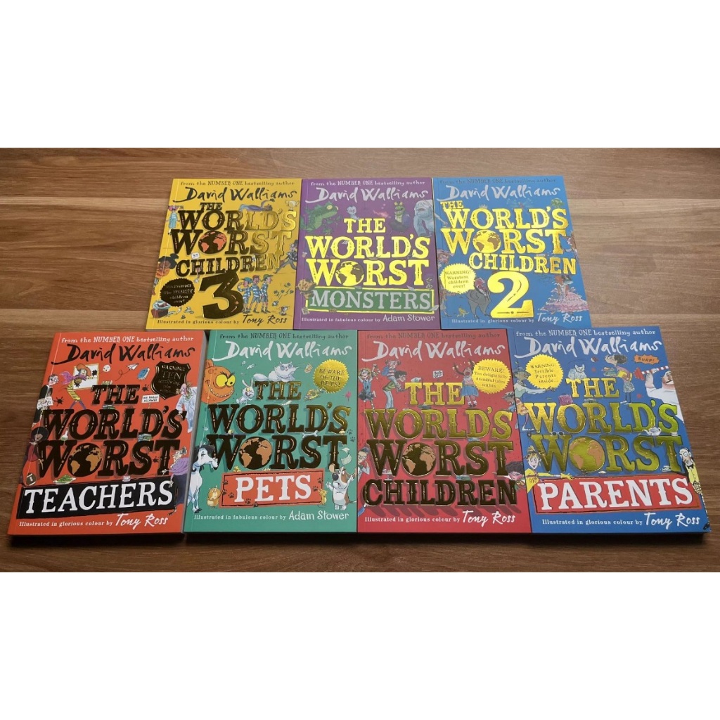 (ขายแยกเล่ม) The World's Worst Children, Teacher, Pets, Parents, Monsters หนังสือภาษาอังกฤษ เด็กแสบ - David Williams
