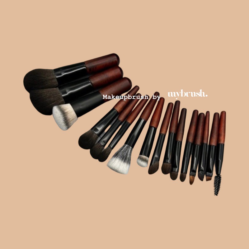 Makeup brush by mybrush. รวม แปรงผลิตของที่ร้าน แปรงรองพื้น ปัดแก้ม คอนทัวร์ คอนซิลเลอร์ มินิ อายแชโดว์