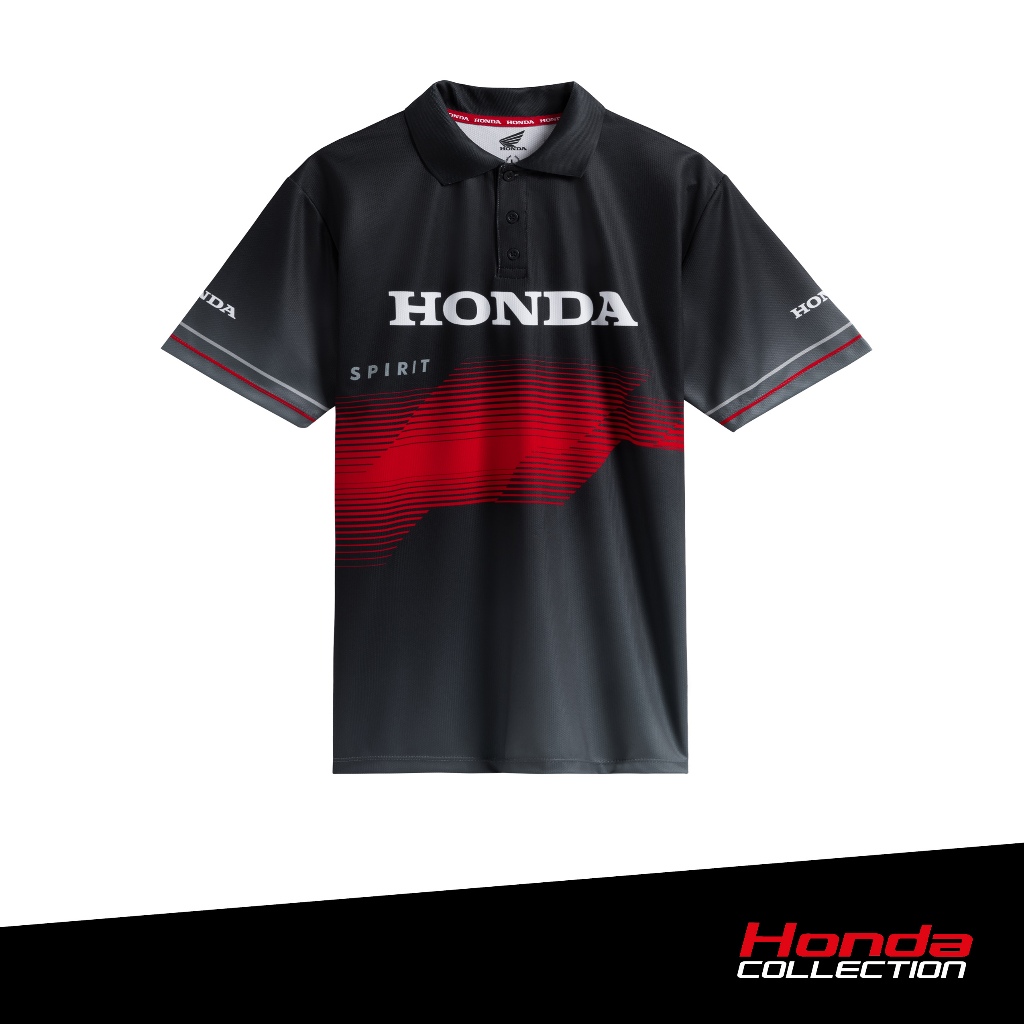 [Collection 2024] HONDA POLO BLACK เสื้อโปโลฮอนด้า สีดำ