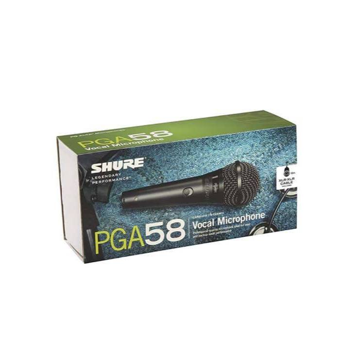 SHURE PGA58 ไมโครโฟน แท้ จาก SHURE ไมโครโฟนคุณภาพระดับมืออาชีพเหมาะสำหรับการแสดงเสียงร้องเพลงและพูด