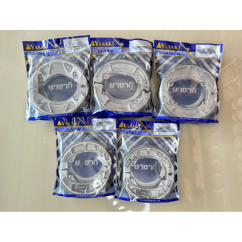 ผ้าเบรคหลัง wave125 wave110iClick Scoopyi Zoomer Pcx ผ้าเบรคหลัง ยาซากิ (ออโต้ ทุกรุ่น) รุ่น Super ดีสุดของ yasaki