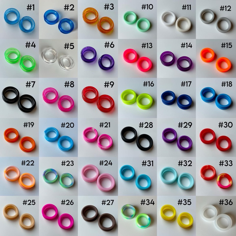 ห่วงกรรไกร แบบชุดเลือกสีได้ตามใจชอบ มีให้เลือกมากกว่า 30 สี แจ้งสีที่ต้องการทางแชท หากไม่ได้แจ้งจะได้เป็นสีคละ