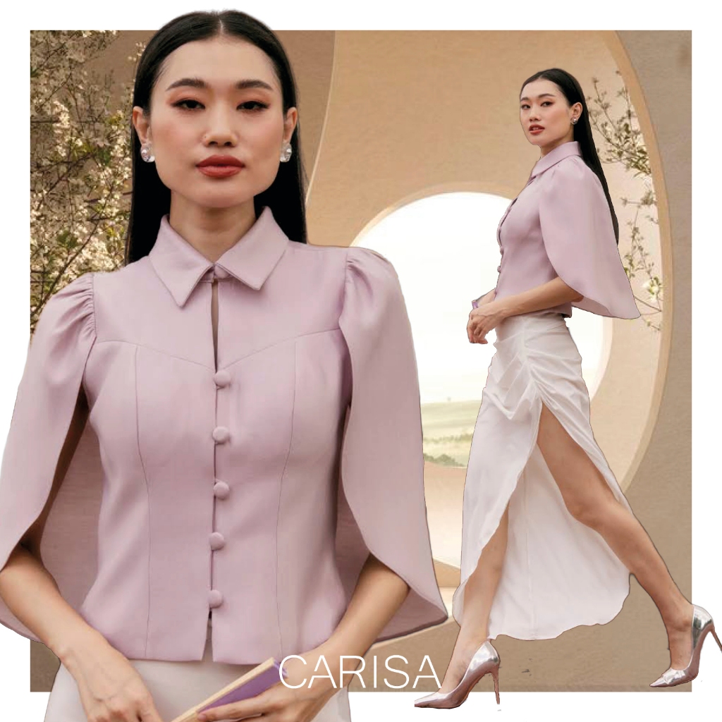 เสื้อผ้าไหมสังเคราะห์เนือดี เฉพาะที่ร้าน Carisa เท่านั้น ผ้าใส่สบาย ตัดเย็บอย่างดี งานเกรดพรีเมี่ยม เหมือนสั่งตัด [5762]