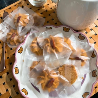 KETO คุ้กกี้คีโต รสวานิลลาอัลมอนต์ ไร้แป้ง ไร้น้ำตาล หวานน้อย หอมเนย