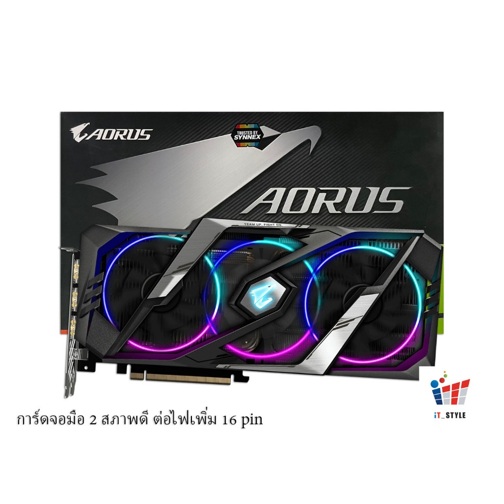 VGA (การ์ดจอ) GIGABYTE AORUS RTX 2070 SUPER 8GB GDDR6