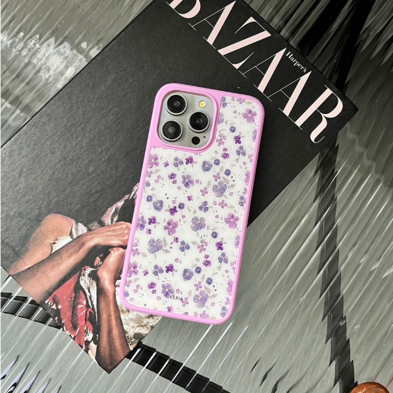 AD227 Case Flowerแม่เหล็กดอกไม้ชม งานสวย ใช้งานได้จริงสำหรับไอโฟน สินค้ามีพร้อมส่งจากไทย