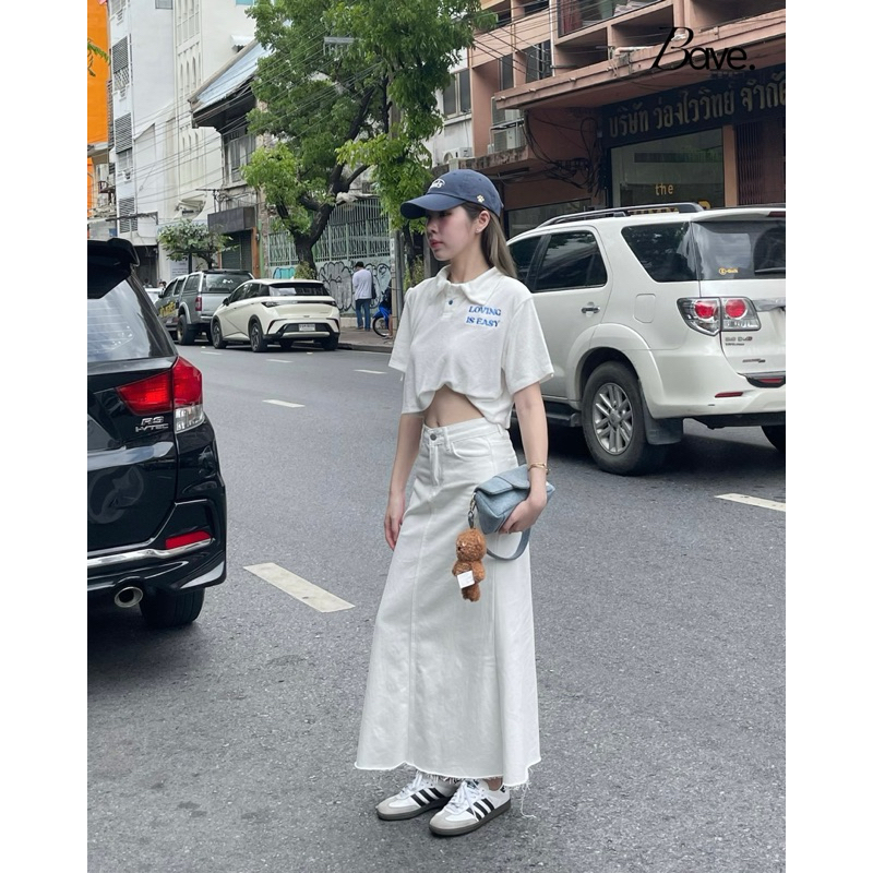 BAVE - denimS15 กระโปรงยีนส์