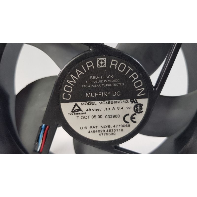พัดลมระบายความร้อน ระบายอากาศ Comair Rotron MC48B6NDNX 48V 0.18A 84W