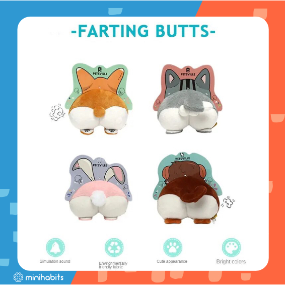 [🚚 พร้อมส่ง] PETSVILLE Sounding Toy ของเล่นแมว ตุ๊กตาสำหรับสัตว์เลี้ยง หมา