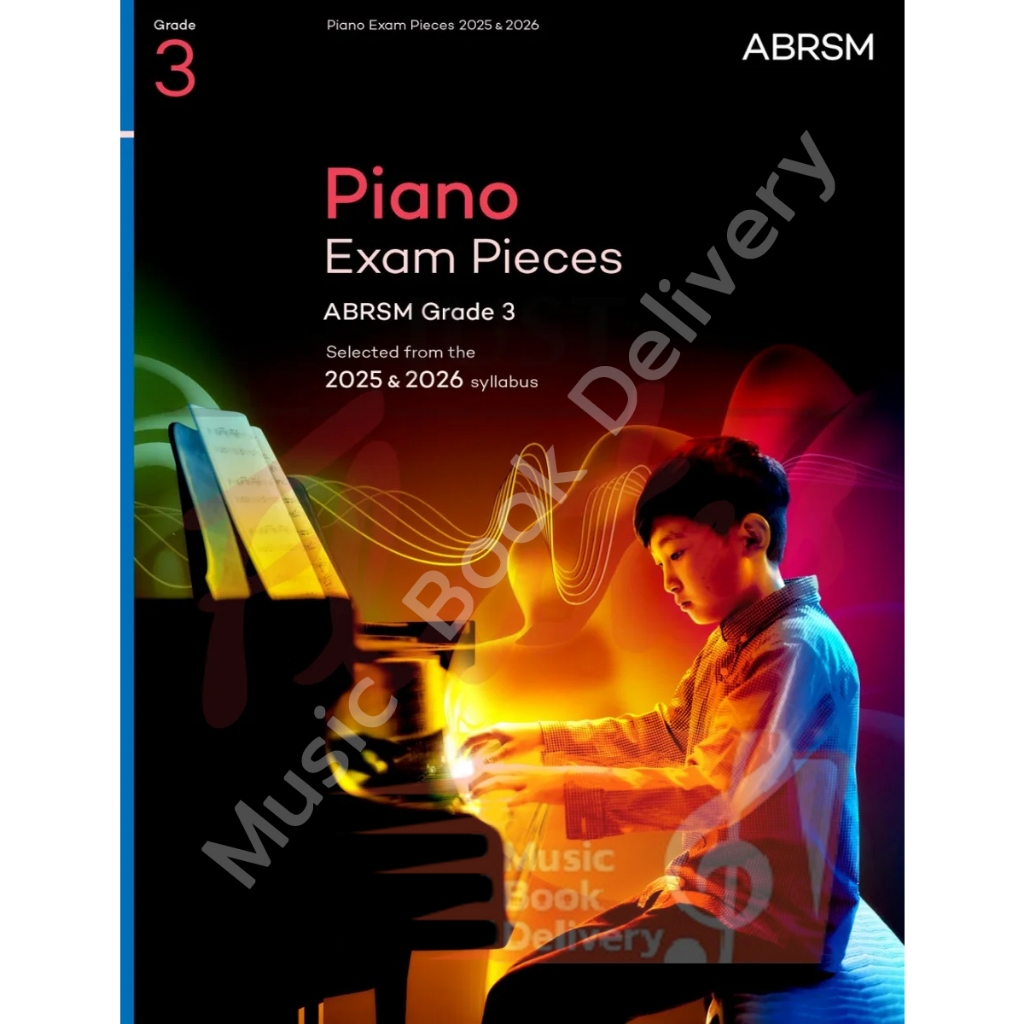 NEW Piano Exam Pieces 2025 & 2026, ABRSM Grade 3 (9781786016089)