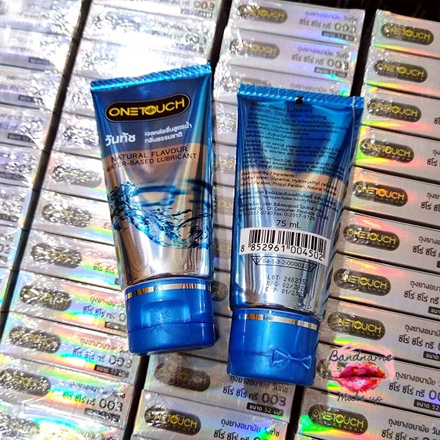 🔵 Onetouch Natural Gel Lubricant 75 ml  เจลหล่อลื่นสูตรน้ำ อ่อนโยน ลื่นสบาย ไม่เหนียว