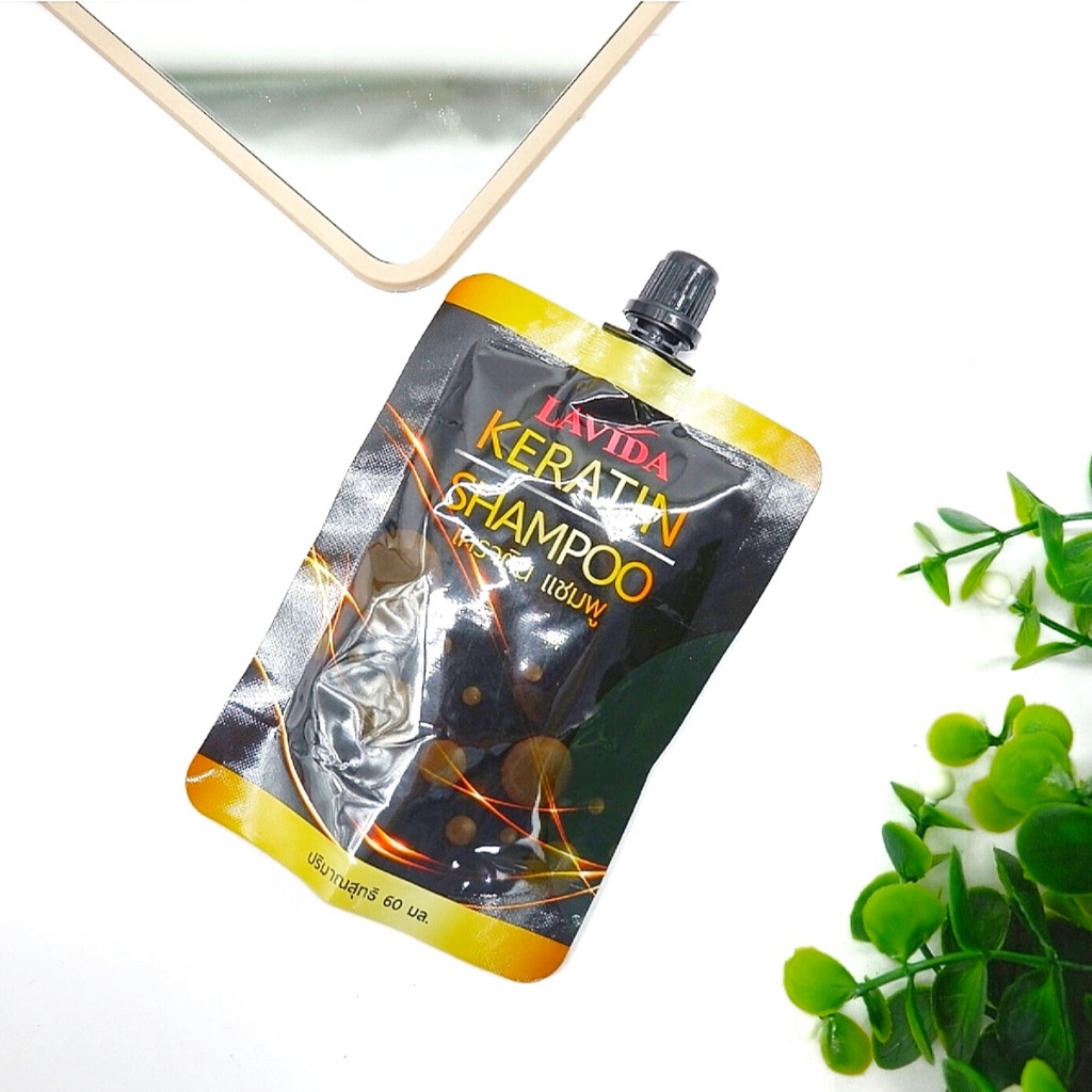 LAVIDA ลาวีด้า เคราติน แชมพู 60 ml. (1 ซอง)