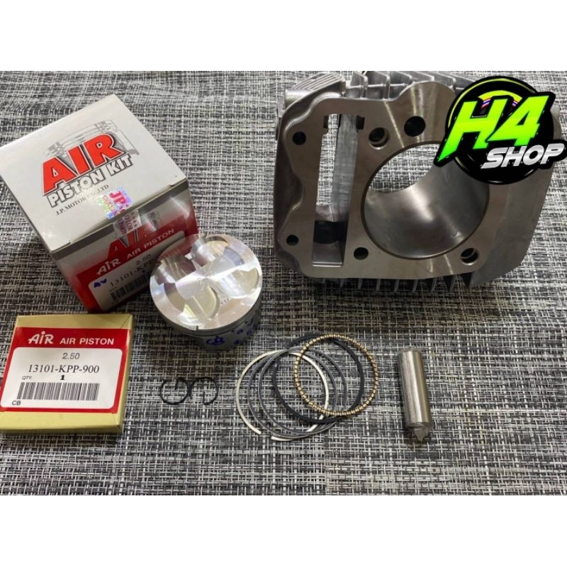 เสื้อสูบWave125+ลูกAIRสลัก15 ขนาด64-65-66-67 4วาล์ว สำหรับ 125 S/R/I บังลม MSX