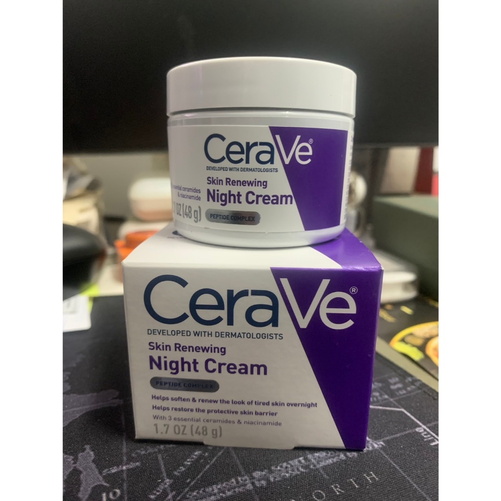 CeraVe Skin Renewing Night Cream 1.7 Ounce นำเข้าจาก USA 🇺🇸