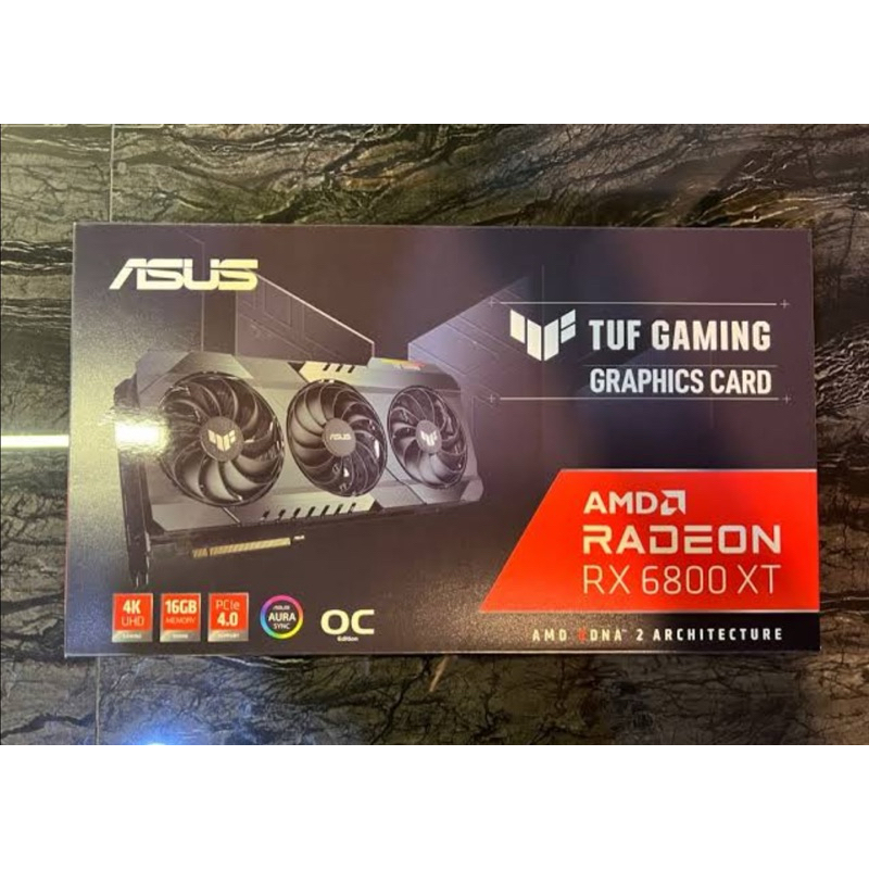 ++ มือสอง สภาพใหม่ ASUS TUF RX6800XT O16G GAMING - 16GB GDDR6 ประกันไทย Oct 2024 มีกล่องตรง SN++