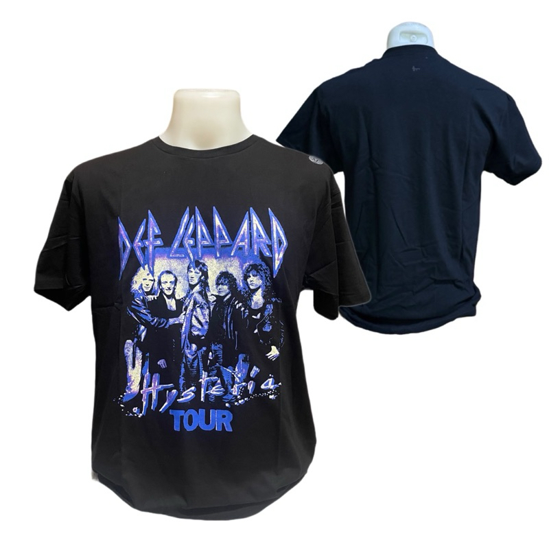 เสื้อวง DEF LEPPARD ลาย HYSTERIA TOUR (2023) ลิขสิทธิ์แท้ UK