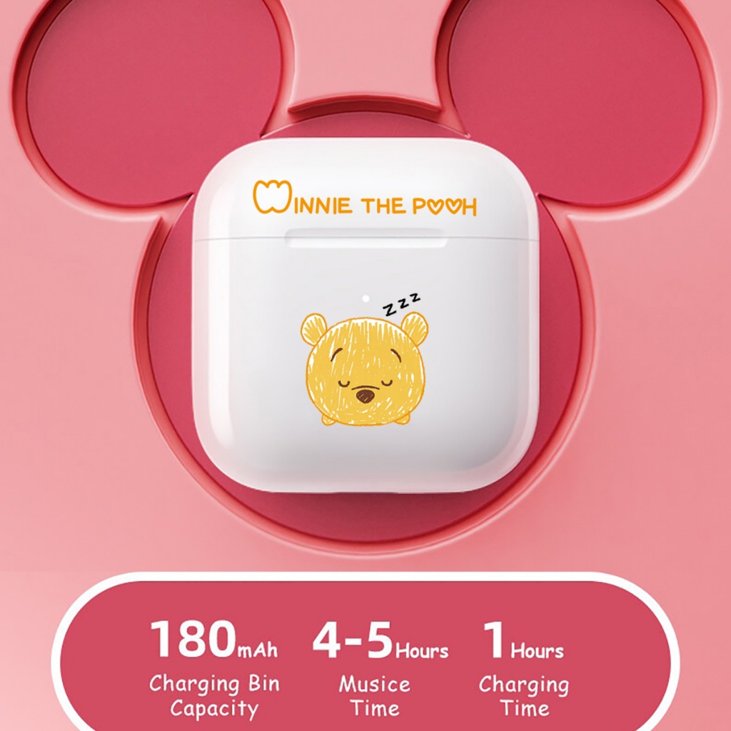Disney F12  หูฟังบลูทูธไร้สาย 5.2 ลดเสียงรบกวน สเตอริโอ HiFi สําหรับเล่นเกม