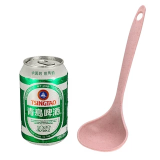 กระบวยทัพพี ช้อนซุป ช้อนตักซุป สําหรับตักซุป Plastic spoon จากวัสดุธรรมชาติ(ส่งแบบสุ่มสี)