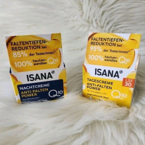 (ขายแพ็คคู่) ครีม ISANA Q10 ครีมลดเลือนริ้วรอยจากเยอรมัน