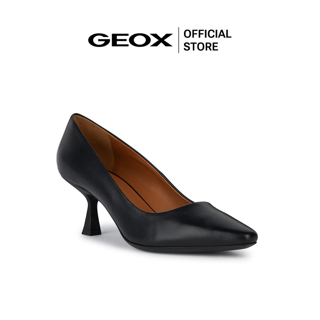 GEOX รองเท้าส้นสูงผู้หญิง รุ่น D GISELDA R - BLACK SS24 (D45MHAC9999F_S4BKXX)