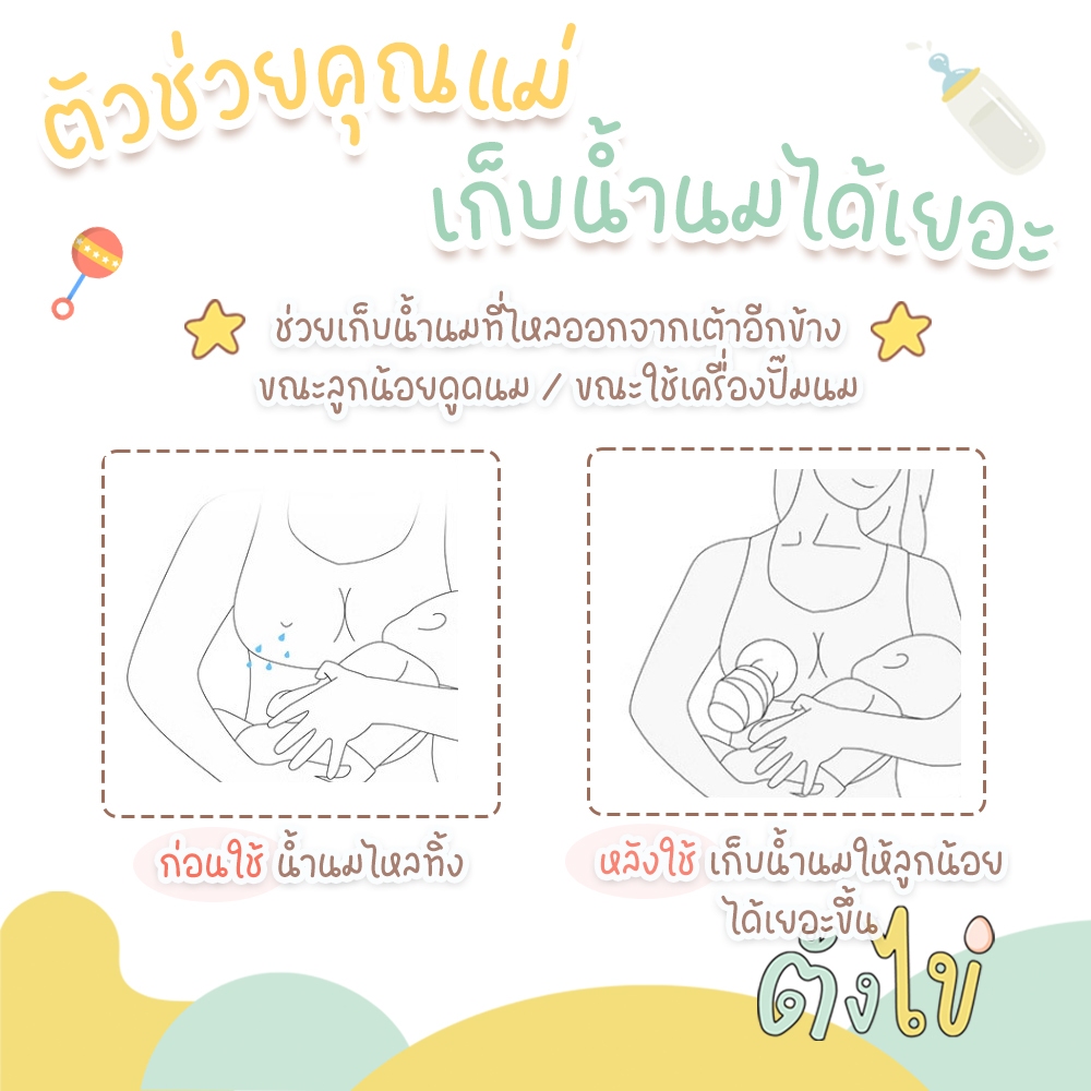[ตั้งไข่] กรวยปั๊มนมซิลิโคน กรวยปั๊มนมสูญญากาศ กรวยซิลิโคนเก็บน้ำนม พร้อมฝาปิด ฐานดูดโต๊ะ ตั้งได้ไม่หก รูปที่ 2