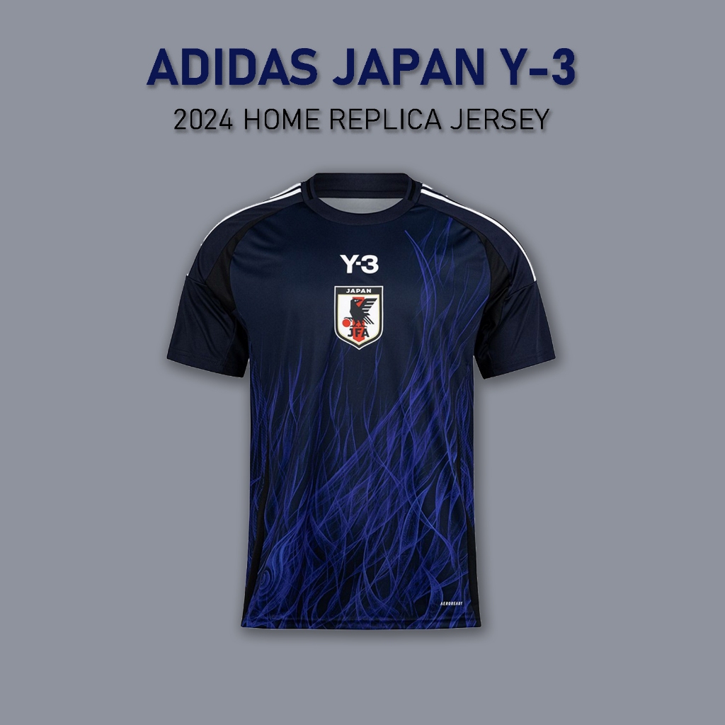 [สินค้าพร้อมส่ง] เสื้อฟุตบอลชุดเหย้า ADIDAS JAPAN Y-3 2024 HOME REPLICA JERSEY ป้ายญี่ปุ่น