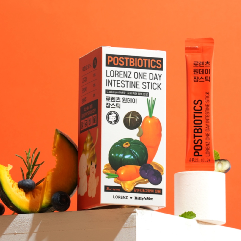 Billy's Vet Postbiotics รูปแบบขนมเลียนำเข้าจากเกาหลี เหมาะสำหรับสุนัขและแมว