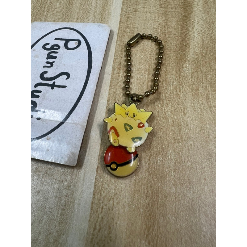 (ของแท้ : พร้อมส่ง) Pokemon Key Chain Metal Charm [Togepi]