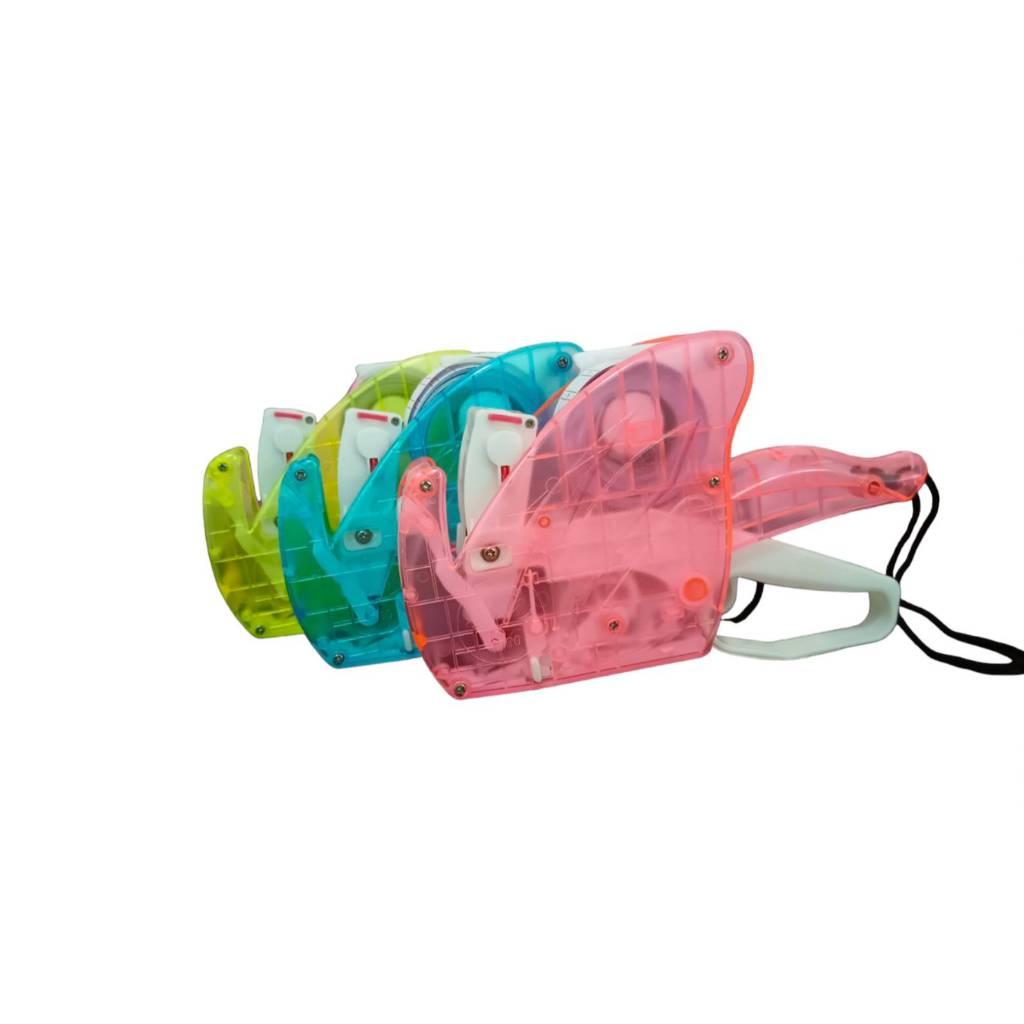 ปืนยิงราคา เครื่องยิงราคา สีโปร่งใส กระดาษป้ายราคา รุ่น1589 1496