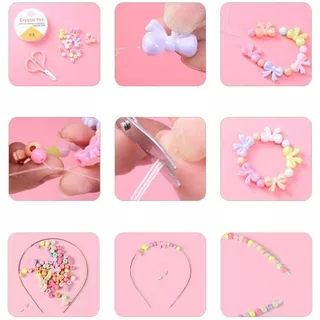 diy ชุดลูกปัด ร้อยลูกปัด diy 24ช่องพร้อมอุปกรณ์ครบเซ็ต เครื่องประดับDIY ชุดหัดร้อยลูกปัด