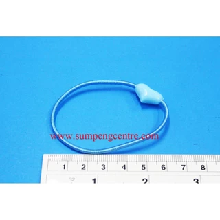 ยางรัดผม ลูกปัดหัวใจ (12 ชิ้น), Heart shape bead hair rubber band (12 pieces)
