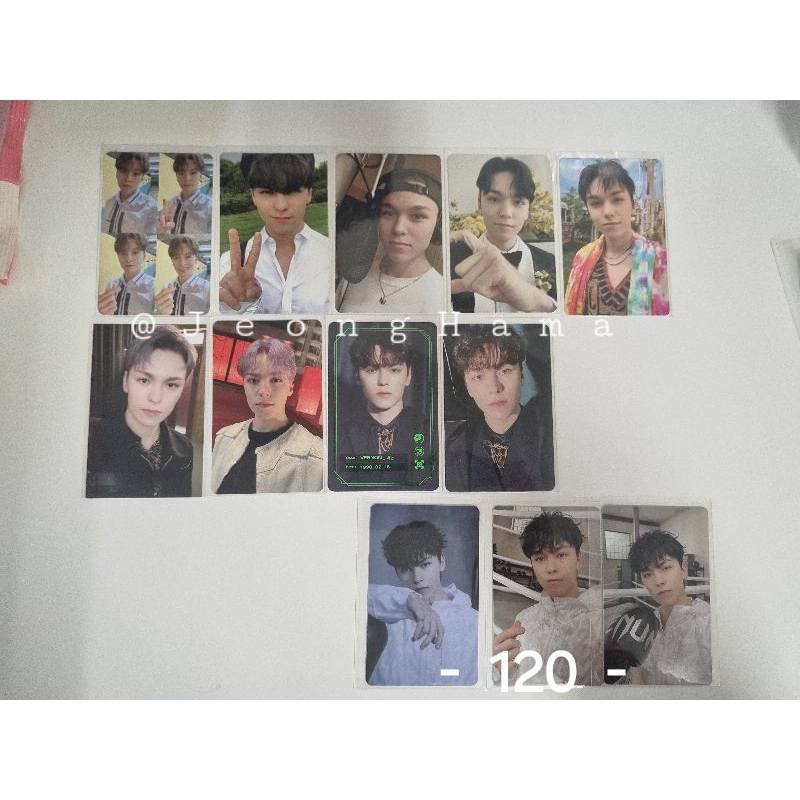 การ์ด SEVENTEEN SeungKwan Vernon Dino