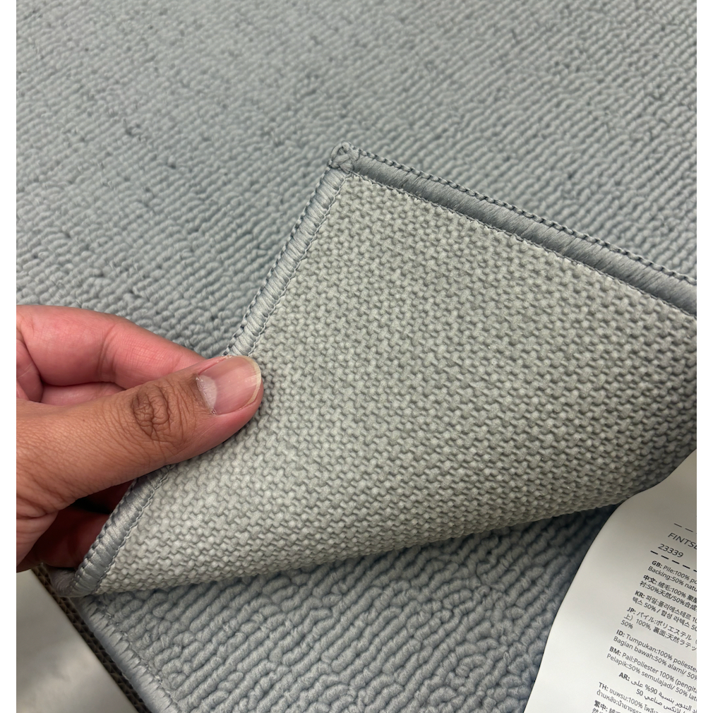 IKEA อิเกีย พรมเช็ดเท้า FINTSEN ฟีนท์เซน เทา 40 x 60 cm. พรม ราคา ถูกที่สุด ดีลบีเคเค แกลเลอรีภาพที่ 2