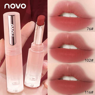 6029 (ใหม่/แท้) NOVO Lipstick ลิปแมท กำมะหยี่ สีสวย ติดทน กันน้ำ ลิปสติก