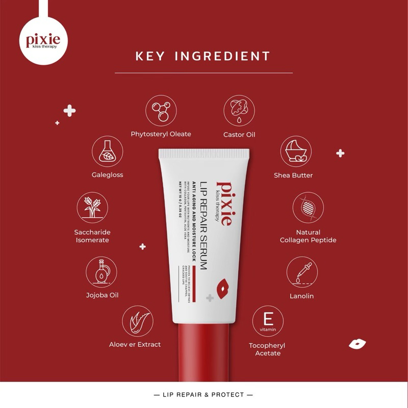 (ลด 50% ในไลฟ์)❤️‍  ลิปพิกซี่ Pixie lip repair serum ลิปบาล์ม ลิปบำรุง  ลิปแก้ปากคล้ำ ปากนุ่มอมชมพู ลิปหัวนวดผลักวิตามิน ราคา ถูกที่สุด ดีลบีเคเค แกลเลอรีภาพที่ 6