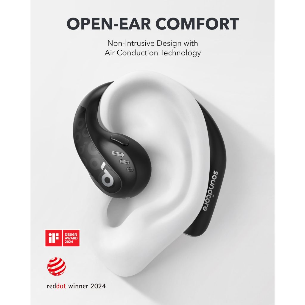 Soundcore AeroFit Pro หูฟังบลูทูธ หูฟังไร้สาย ออกกำลังกาย Open-Ear Headphones Ultra Comfort