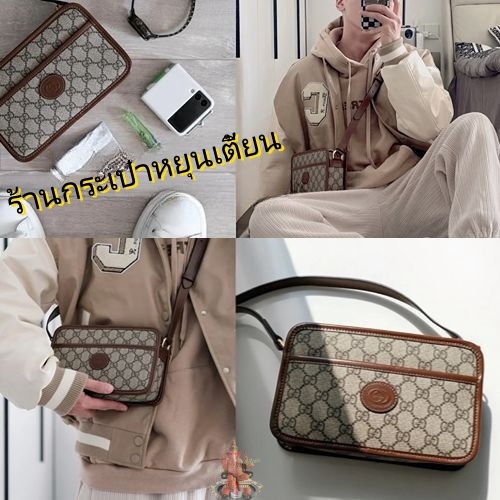 GUCCI กระเป๋า MINI BAG WITH INTERLOCKING G BAG