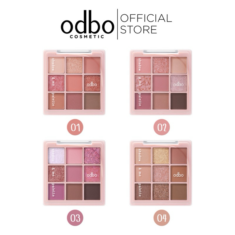 odbo โอดีบีโอ แชโดว์ แอนด์ มี พาเลท OD2014 shadow&me palette