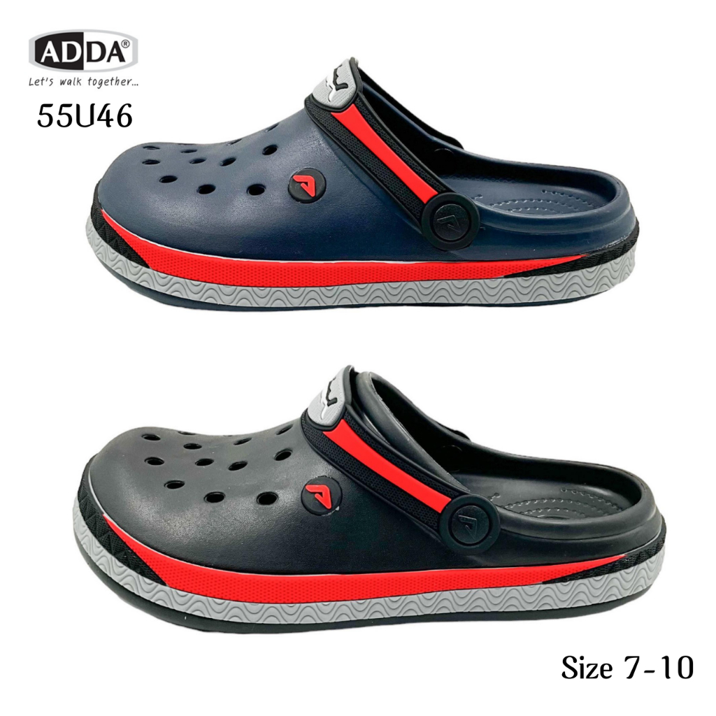 ADDA 55U46 รองเท้าหัวโตสำหรับผู้ชาย ไซส์ 7-10 (XFRN)