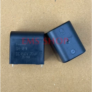 20uf450vdc panasonic capacitor ซ่อมแอร์ได้กิ้น error U2 ระยะขา 28 mm