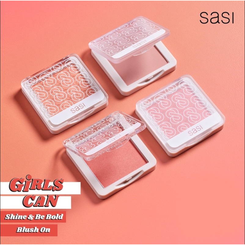 Sasi Girls Can Shine Be Bold Blush On 6g. ศศิ เกิร์ล แคน ไชน์ บี โบลด์ บลัชออน 6 กรัม ของแท้ พร้อมส่ง