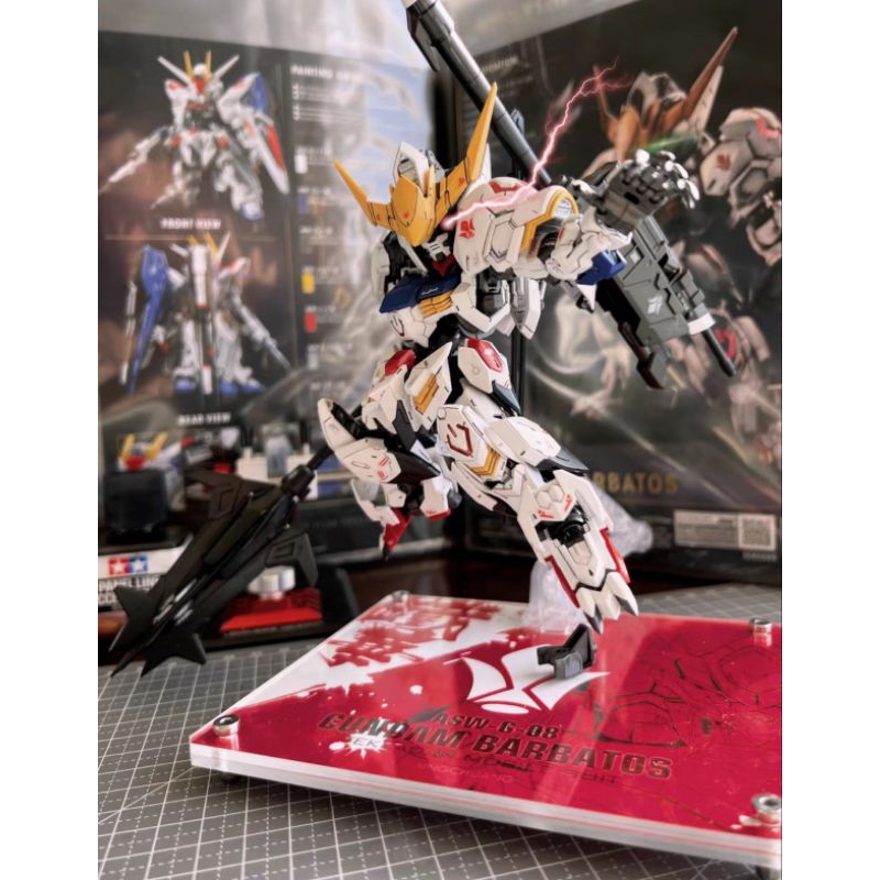 🔰พรีออเดอร์ฐานอะคริลิคACTION BASE  MGSD/​HG/mg BARBATOS GUNDAM