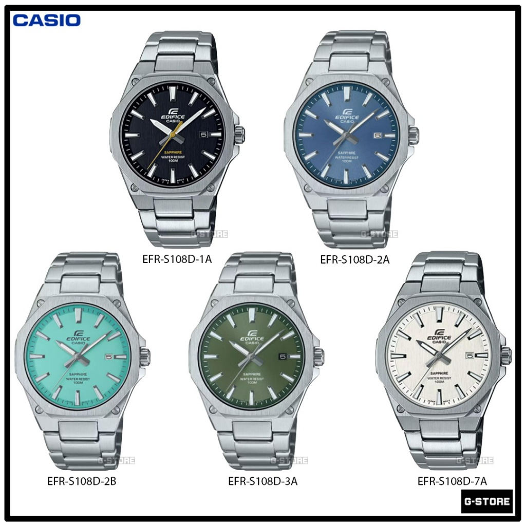 EDIFICE รุ่น EFR-S108D-1 / / EFR-S108D-2B / EFR-S108D-3 / ของแท้ EFR-S108D EFR-S108 EFRS108