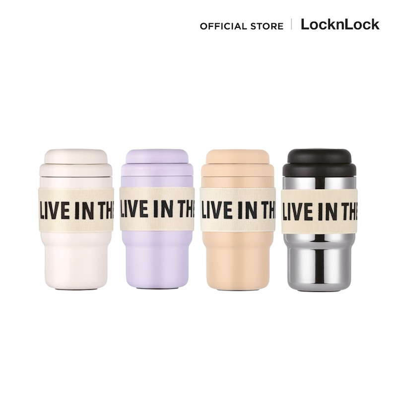 LocknLock แก้วน้ำเก็บอุณหภูมิ VACUUM COFFEE BOTTLE ความจุ 380 ml. รุ่น LHC3327