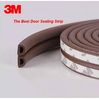 เทป3M แถบติดขอบประตู ซีลประตู ซีลขอบตู้ ติดขอบบานเลื่อน กันกระแทก กันเสียง กันแมลง กันแอร์ออก กันกระแทก 6เมตร